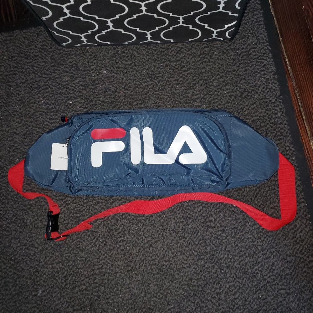 Blue Fila Crossbody Bag